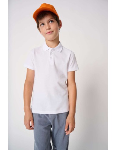 IDE-IB297-KIDS' PIQUE POLO SHIRT